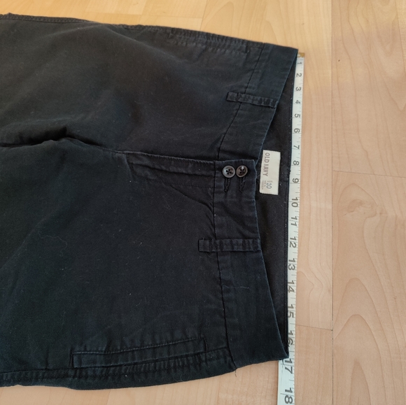 Old Navy Black Linen/Cotton pants Size 10 - Picture 2 of 8
